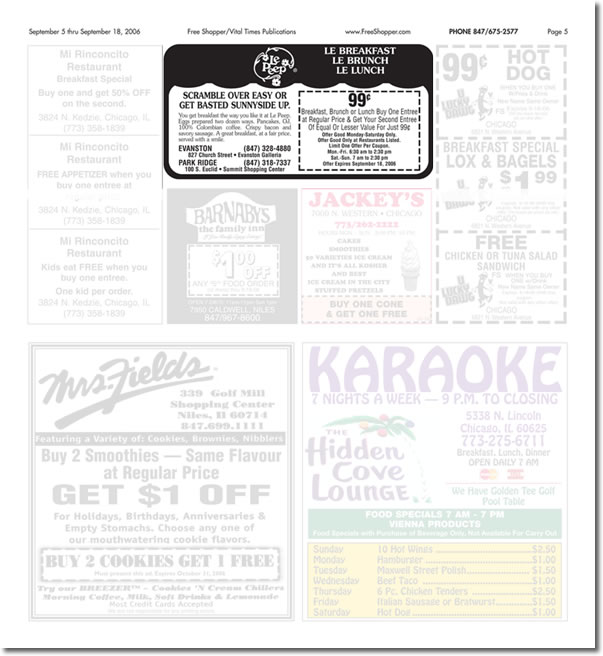 Eighth Page Ad