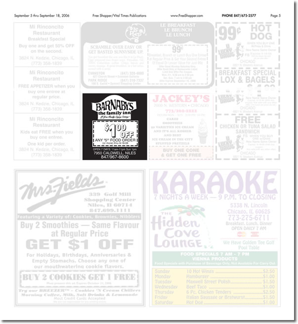 Sixteenth Page Ad